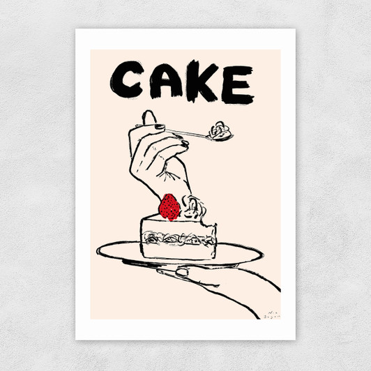 Cake Unframed Print