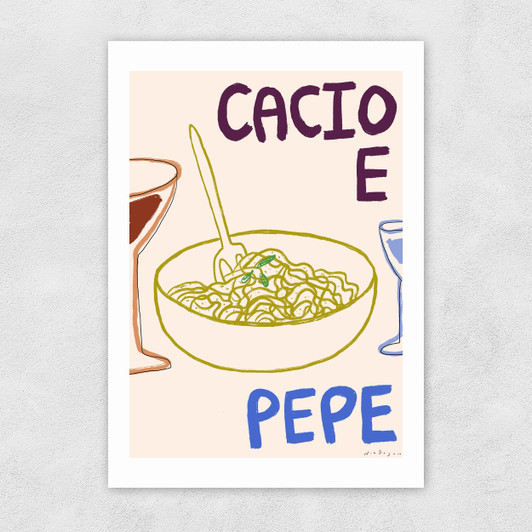 Cacio Pepe Unframed Print