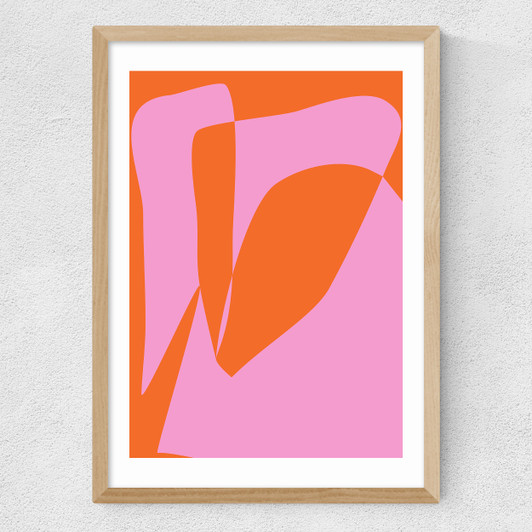 Broken Heart Medium Oak Frame
