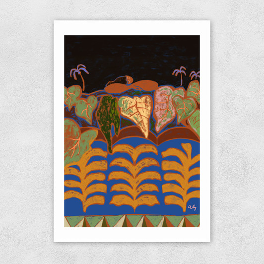 Dreaming Under The Stars Unframed Print