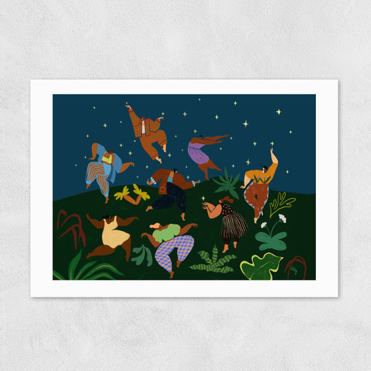 Frolick Under The Stars Unframed Print