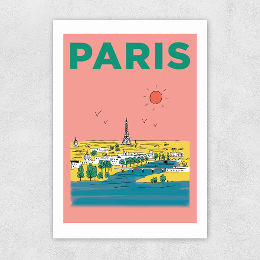 Paris, France Unframed