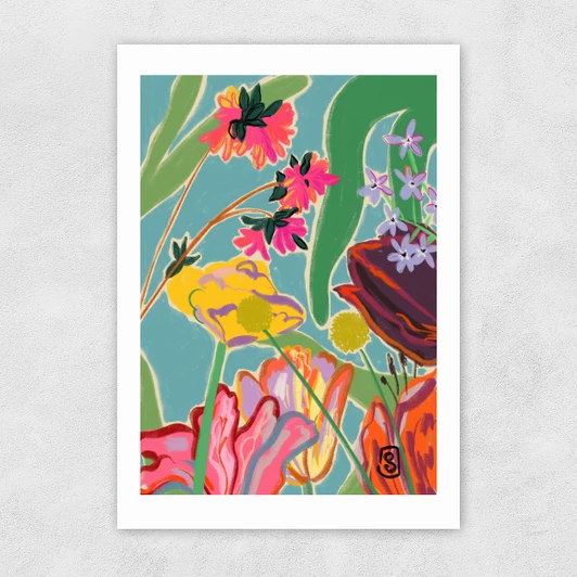 Colourful Flowers Meditation