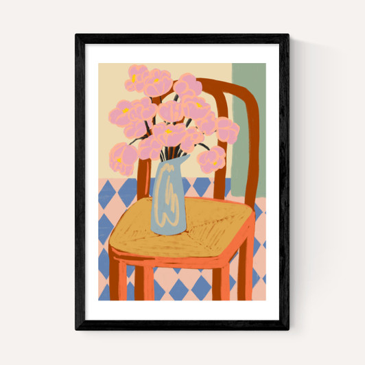 Flowers On A Chair