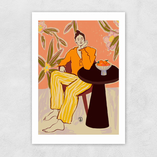 Woman With Oranges