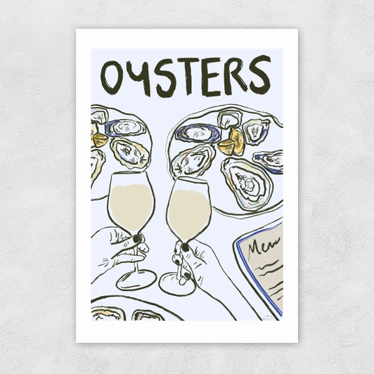Oysters with Wine