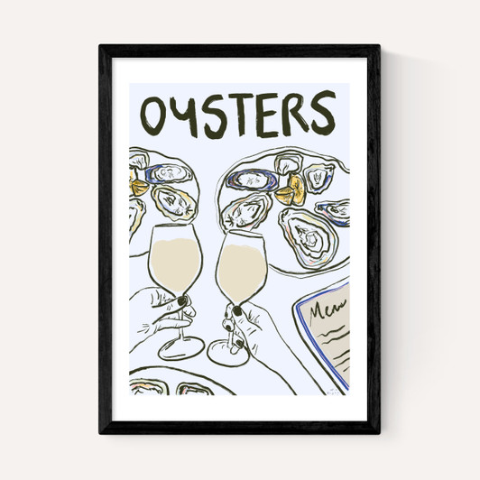 Oysters with Wine