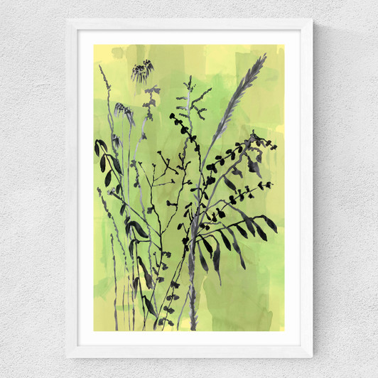 Folklore Arrangement Medium White Frame
