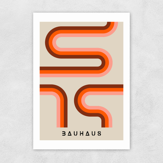 Bauhaus Retro Stripes