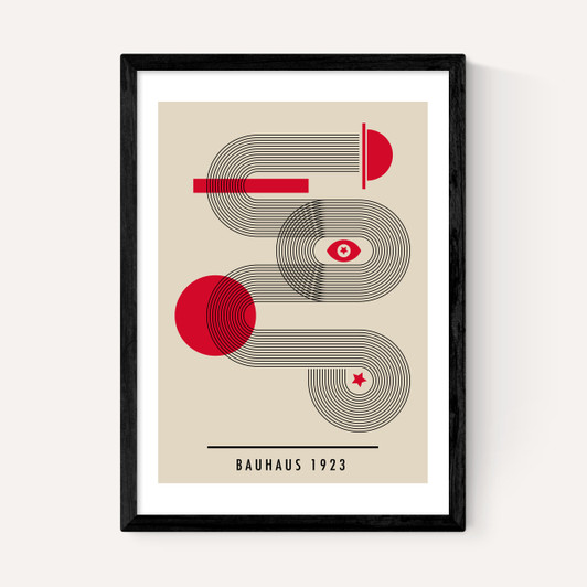 Bauhaus Red Circle