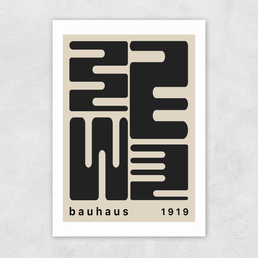 Bauhaus Architecture Unframed Print