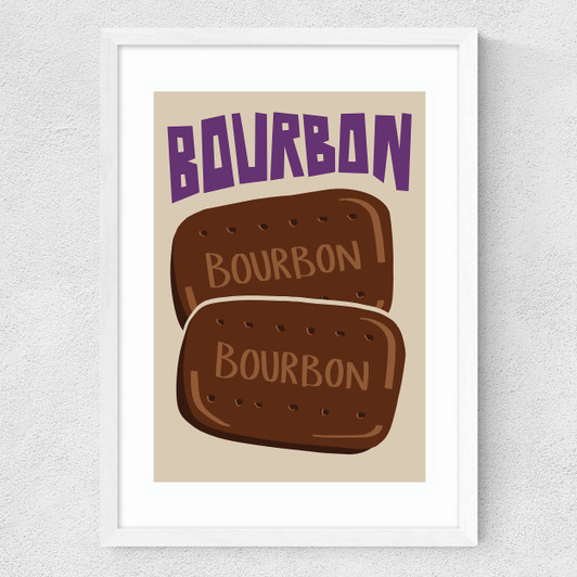 Bourbon Medium White Frame