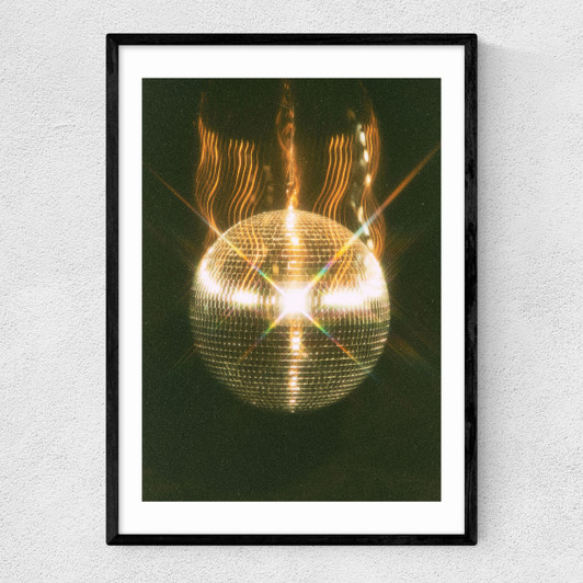 Disco Inferno Narrow Black Frame