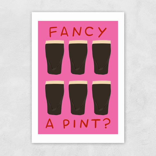 Fancy a Pint? Unframed Print