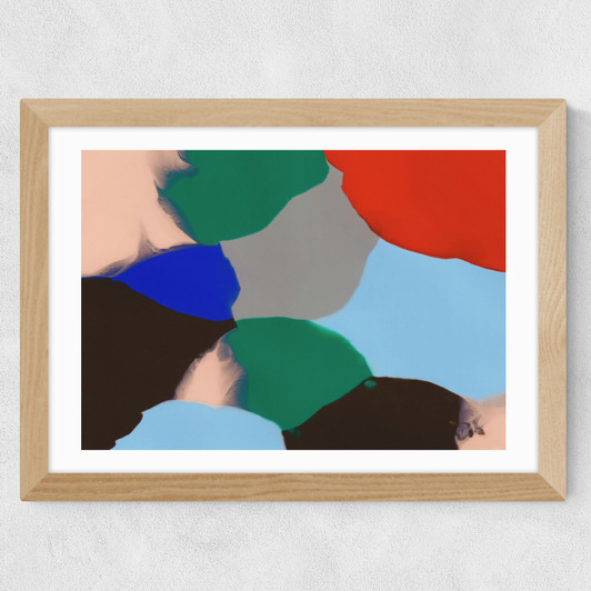 Pure Color Wide Oak Frame