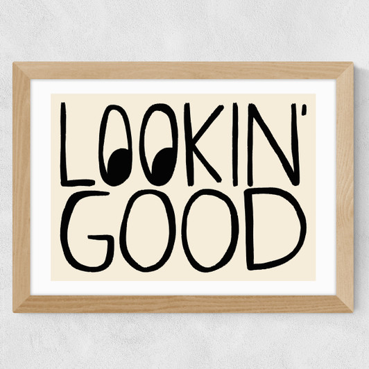 Lookin' Good Wide Oak Frame