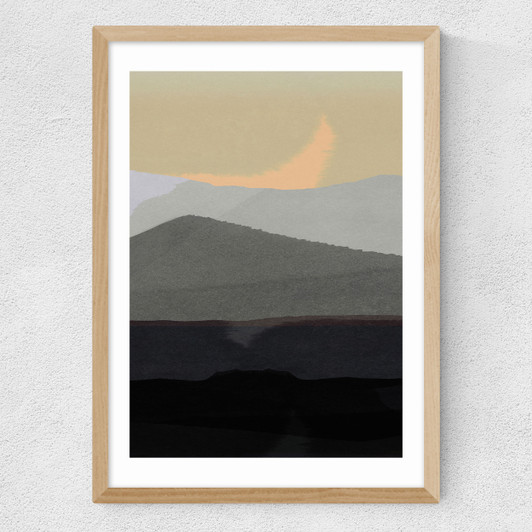 Golden Hills II Medium Oak Frame