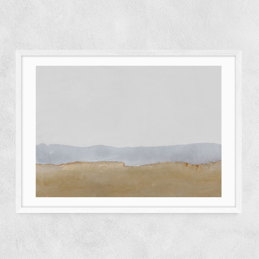 Breathe Narrow White Frame