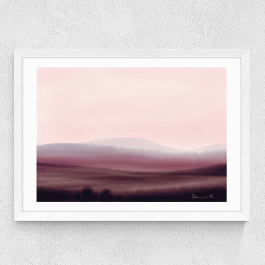 Dusk Medium White Frame