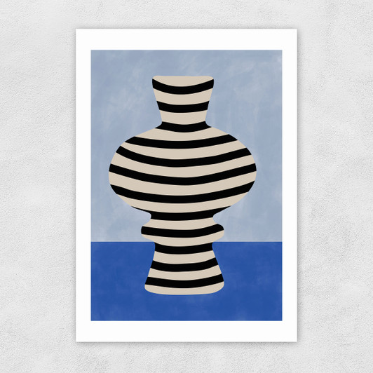 Blue Still Life III Unframed Print