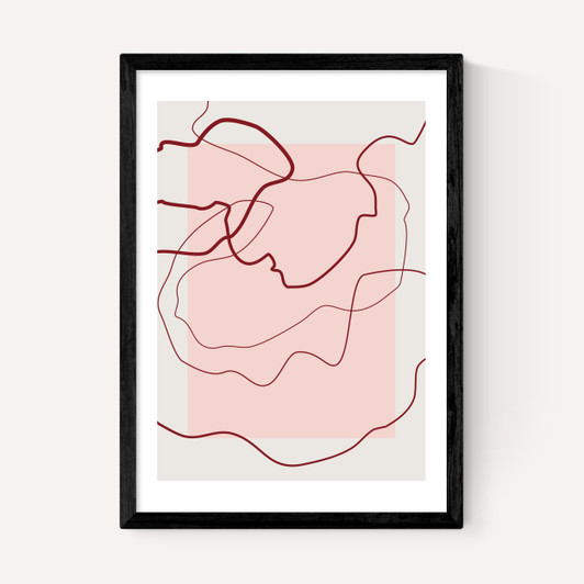 Pink & Red Lines