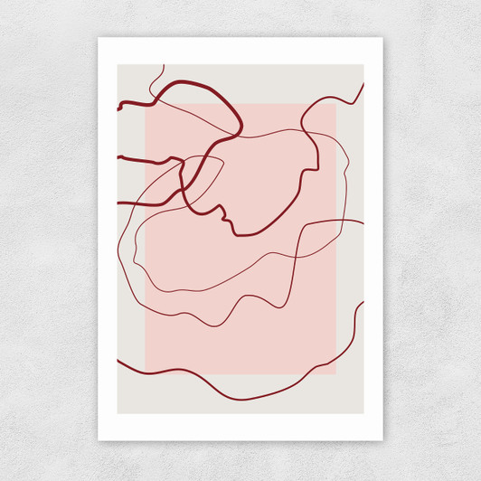 Pink & Red Lines