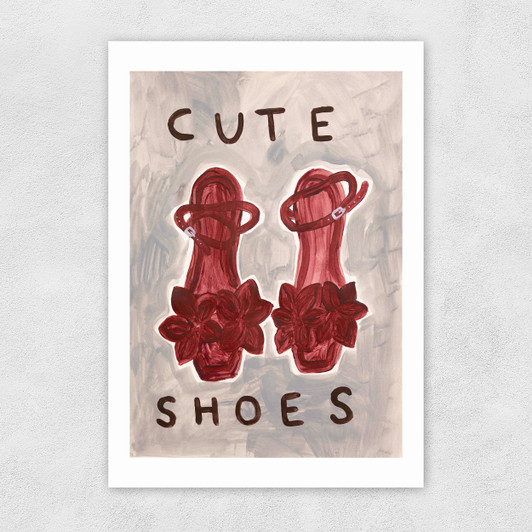 Cute Shoes Unframed Print