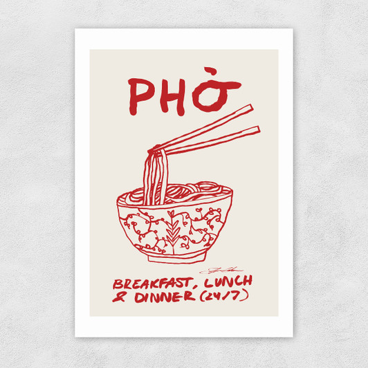 Pho Unframed Print