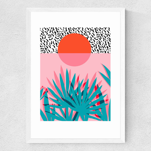 Whoa Medium White Frame