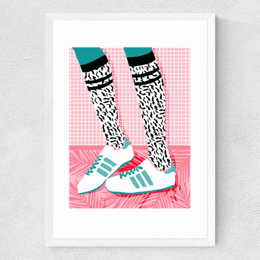 Aiight Medium White Frame