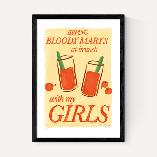 Bloody Mary's at Brunch with My Girls