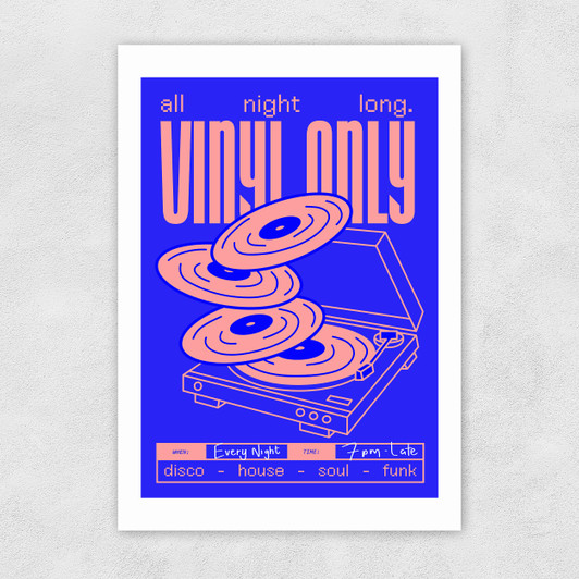 Vinyl Only Unframed Print