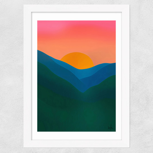 Echo Wide White Frame