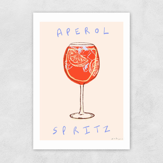 Aperol Time Unframed Print