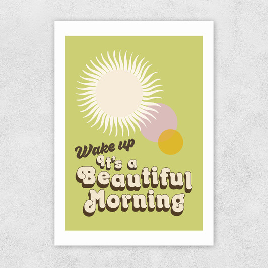 Wake UP Unframed Print