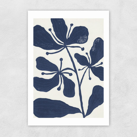 Whimsical Blossoms 1 Unframed Print