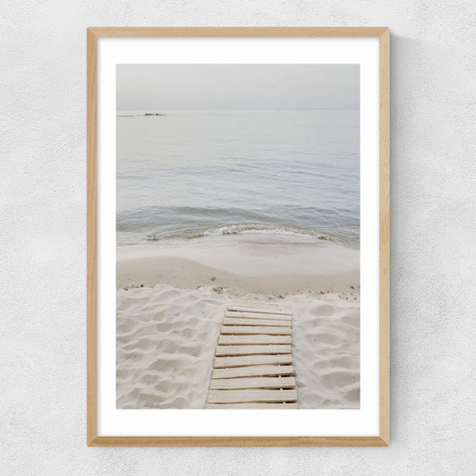 Call of the Coast Narrow Oak Frame