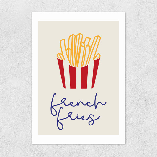 French Fries Unframed Print
