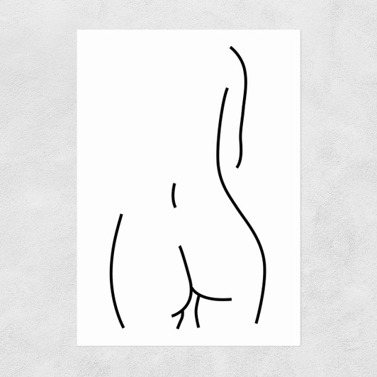 Derriere Unframed Print