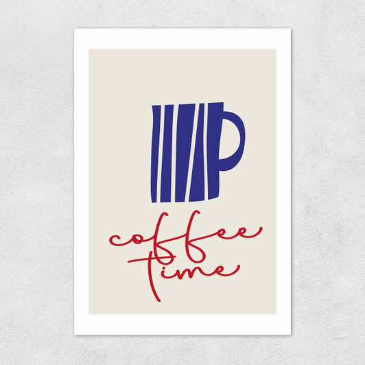 Coffee Time Unframed Print