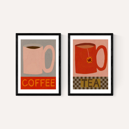 Tea and Coffee Diptych