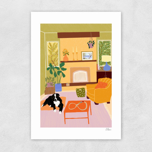 Woodland Home Unframed Print
