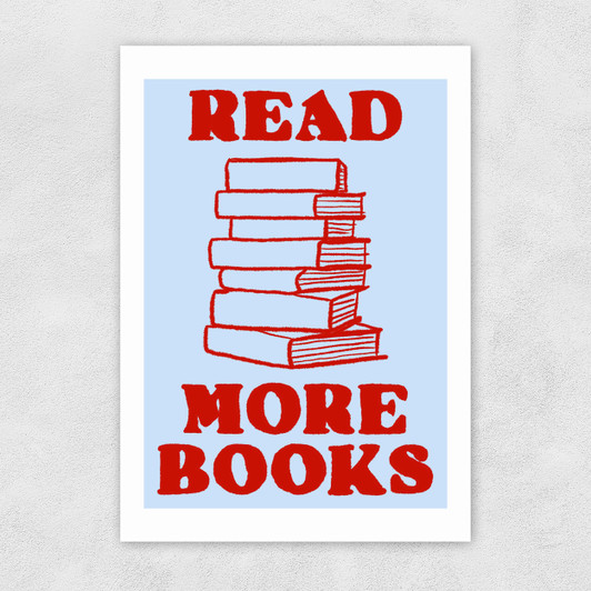 Read More Books Unframed Print