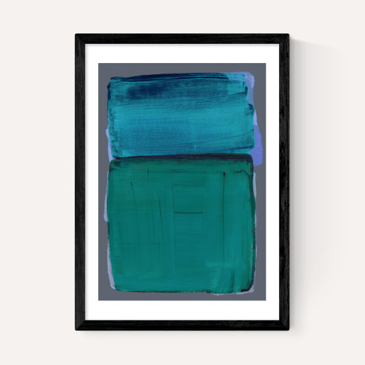 Teal Shapes II
