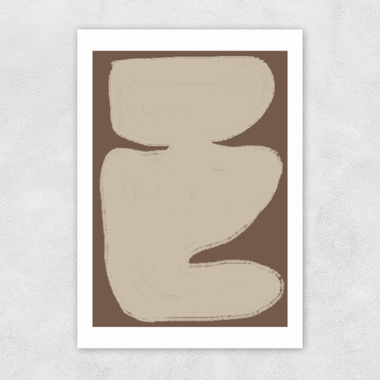 Abstract Whisper Unframed Print