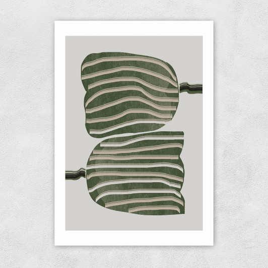 Abstract Tulips Unframed Print