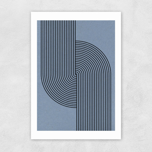 Curved Symmetry Unframed Print