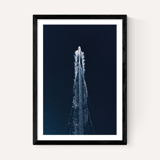 Boat Trip Through Blue