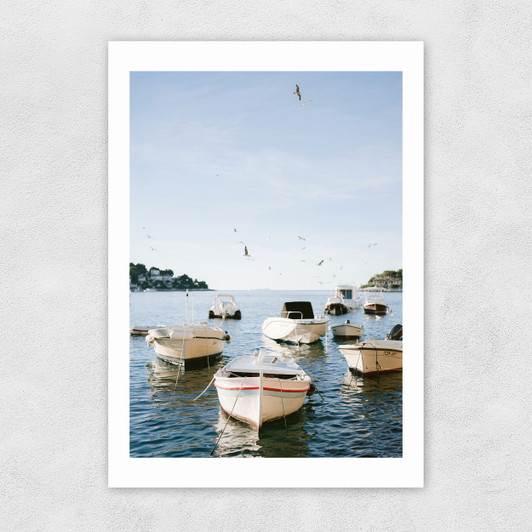Boats of Hvar Unframed Print