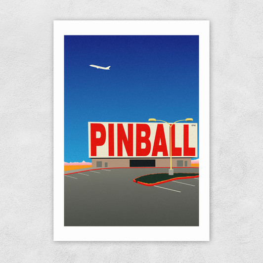 Las Vegas Pinball Unframed Print